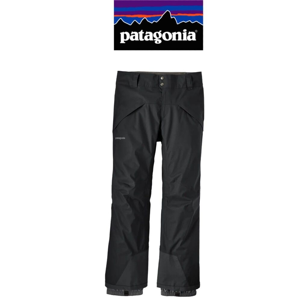 SZ M Men's Patagonia "Snowshot" Pants in BLACK